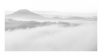 Nebel unter dem Zirkelsteil