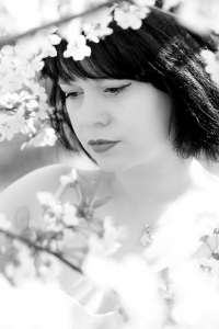 Kirschblüte mit Stephanie