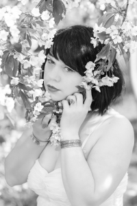 Kirschblüte mit Stephanie