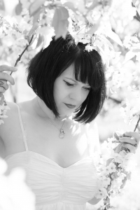 Kirschblüte mit Stephanie