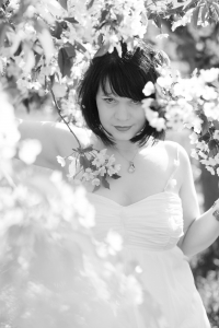 Kirschblüte mit Stephanie