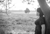 Stephanie in der Mehlinger Heide