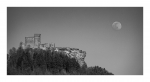 Mondaufgang über Trifels
